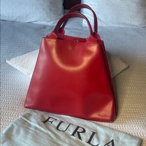 Furla Scarlet Leather Tote handbag